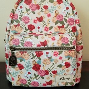 BNWT Disney Beauty and the Beast Floral Loungefly